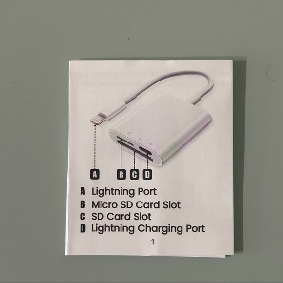 White Lightning Card Reader Adapter - Picture 2 of 2